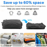 17L Travel Vacuum Storage Bags with Hand Air Pump – Reusable Compression Packing Bags