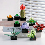 NNEOBA 771 PCS 9in1 Succulents Bonsai Building Blocks