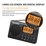 NNEOBA Shortwave Radio with Digital Display Black
