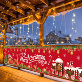 NNEOBA Festive Merry Christmas Outdoor Banner - 240x40cm