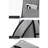 NNEOBA 15-Inch Versatile Laptop Backpack Grey