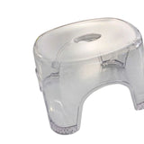 NNEOBA Bathroom Transparent Acrylic Non-slip Stool
