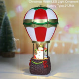 LED Christmas Hot Air Balloon Ornaments