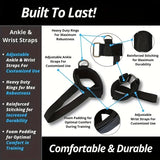 NNEOBA 12-Piece Boxing Resistance Training Set – MMA Strength Bands for Full Body Workout