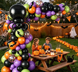 125-Piece Halloween Balloon Garland Arch Kit