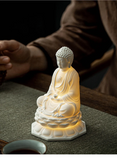 NNEOBA Ceramic Buddha LED Lamp: Tranquil Dhyana Sculpture