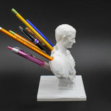 NNEOBA Julius Caesar statue Office Desk Pen Holder