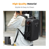 NNEOBA 22L Hard Shell Camera Backpack Black
