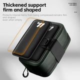 NNEOBA 0.5L Seamless Waterproof Mini Bicycle Saddle Bag 600D TPU Green