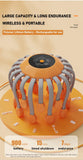 NNEOBA 20-Head Scalp Massager with Red Light Therapy Octopus Scratcher Orange