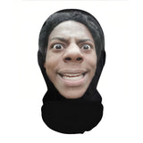 Funny Full Face Mask 3D Printed Celebrity Face Masks Elastic Mesh Halloween Cosplay Party Props Balaclava Headcovers