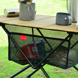 NNEOBA Folding Table with Portable Storage Net