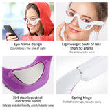 NNEOBA EMS Microcurrent Pulse Eye Massager with Heating Therapy for Fatigue Relief