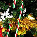 NNEOBA 20-Piece Christmas Candy Cane Acrylic Xmas Tree Hanging Set