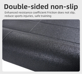 NNEOBA PVC Silent Yoga Mat – Anti-Slip, Shock-Absorbing Training Mat Black