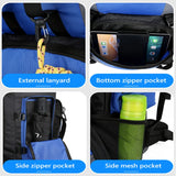 NNEOBA 90L Waterproof Camping Backpack with Cover Blue