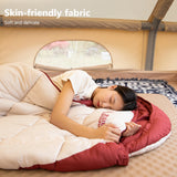 NNEOBA 3-4 Season Wearable Sleeping Bag Lightweight Waterproof White