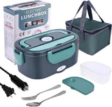 NNEOBA Electric Lunch Box 1.5L – 60W Portable Food Warmer for Car & Home