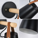NNEOBA Nordic Modern Wooden Wall Lamp