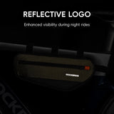NNEOBA 1.7L Bicycle Frame Tube Bag Reflective Green
