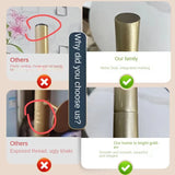 NNEOBA Elegance in Gold: Floor Standing Metal Coat Rack