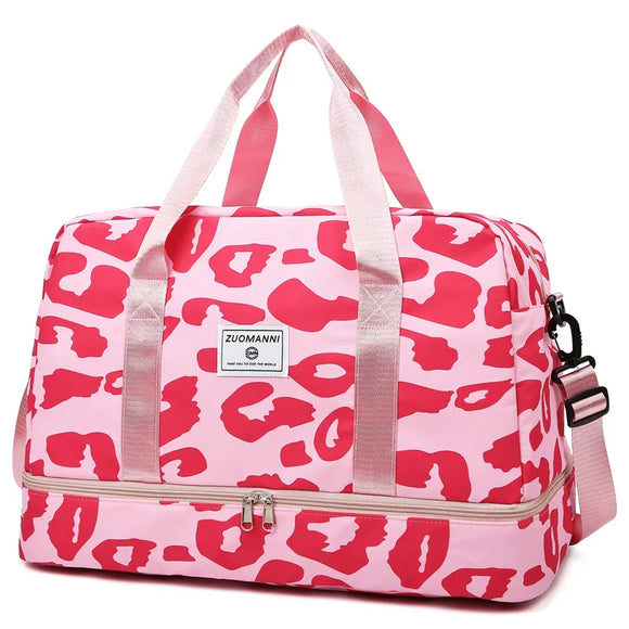 NNEOBA Women's Carry-On Travel Bag (Pink)