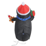 Inflatable Christmas Penguin with LED Lights