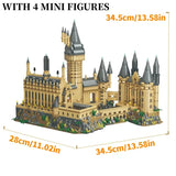 NNEOBA Micro Bricks City Medieval Magic School Castle Set