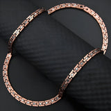 Luxury Serpentine Pure Copper Chain Necklace for Men & Women