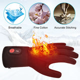 NNEOBA Heated Gloves Rechargeable Battery Electric Ski Gloves for Men and Women
