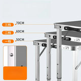 NNEOBA Folding Table Camping Night Market Stall