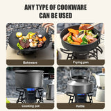 NNEOBA 2600W Infrared Camping Stove Black