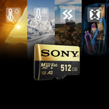 Sony 512GB MicroSDXC Memory Card U3 A2 Class 10