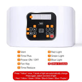 NNEOBA 7-Color LED Photon Heating Facial Mask for Home Skin Care