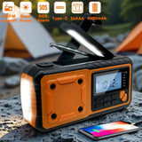NNEOBA Portable Emergency Solar Power Radio Yellow