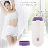 NNEOBA Painless Hair Removal Kit Women Electric Shaver White