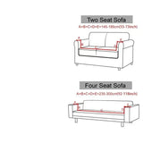 NNEOBA Jacquard Waterproof Sofa Cover