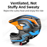 NNEOBA TT-32SOBL Youth Bicycle Safety Helmet 54–58cm Orange