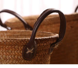 NNEOBA Foldable Seagrass Wicker Basket