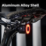 NNEOBA Tail Light Auto Brake Sensing Bicycle Rear Light Black