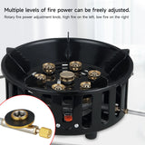 NNEOBA 19800W Camping Stove 7-Core Fire Holes Black