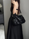 NNEOBA Vintage Black Crossbody Handbag