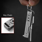 NNEOBA Titanium Folding Scalpel Knife Grey