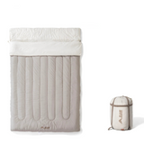 NNEOBA 2-Person Detachable Camping Sleeping Bag 2.6kg Grey