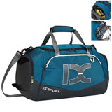 NNEOBA 40L Gym Travel Duffel Bag Wet-Dry Separation Blue