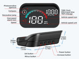 NNEOBA AD M22 GPS HUD Universal Digital Speedometer Display Black