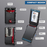 Blocking Men's Pop-Up Card Holder Wallet
