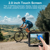 NNEOBA 5K Action Camera with Touchscreen Waterproof Black