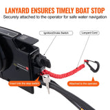 NNEOBA Boat Throttle Control Side Mounted Outboard Remote Box