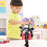 NNEOBA 199pcs Titan Robot 2 in 1 Building Blocks